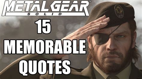 metal gear solid 5 qoutes